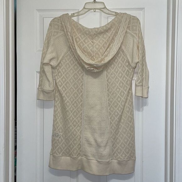 Anthropologie Meadow Rue Whispering Winds Cream Sweater, NWT - Picture 6 of 6